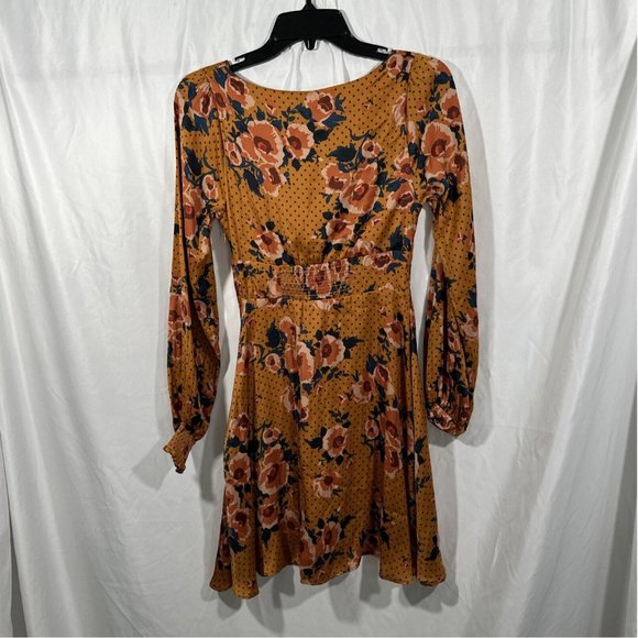 NWT $128 Free People [ 2 ] Morning Light Mini Dress in Neutral‎ Cooper - Picture 10 of 14